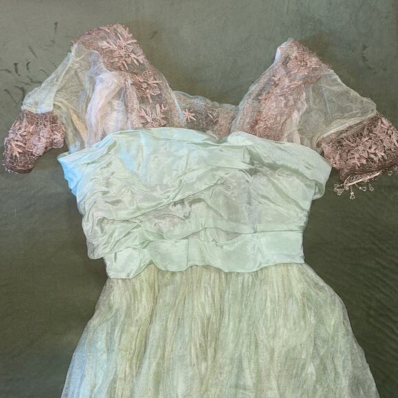 Final price* Vtg Edwardian evening dress 1915 - Picture 4 of 15